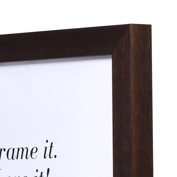 Holz Bilderrahmen Calais 20x30 cm | wenge | Normalglas (2 mm)
