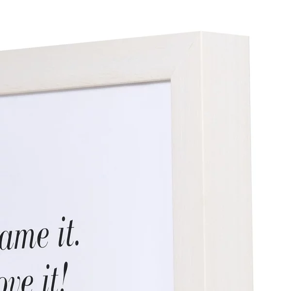 Cadre en bois Nouvelle 9x13 cm | blanc | verre standard (2 mm)