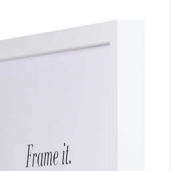 Cadre en bois Figari 10x15 cm | blanc | verre standard (2 mm)
