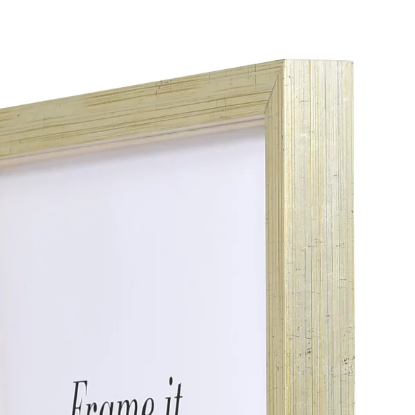 Cadre 3D en bois Figari sur mesure argent ancien | verre standard (2 mm)