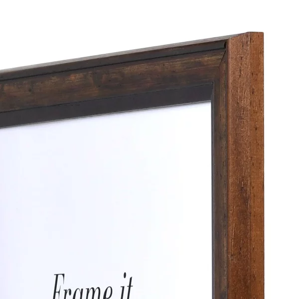 Holz Bilderrahmen Autun 25x70 cm | braun | Normalglas (2 mm)