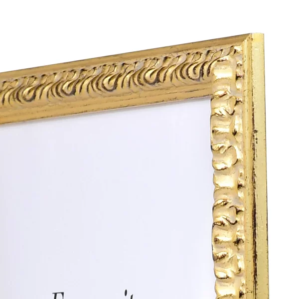 Barock Bilderrahmen Rémelfing 20x20 cm | gold | Normalglas (2 mm)
