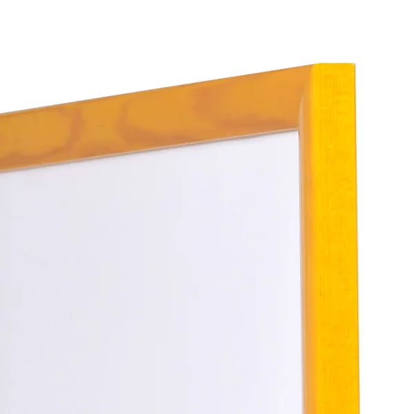 Holzrahmen Korsika Massanfertigung honig | Normalglas (2 mm)