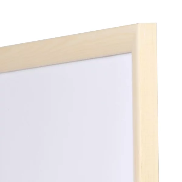 Holz Bilderrahmen Korsika 25x70 cm | natur-weiß | Normalglas (2 mm)