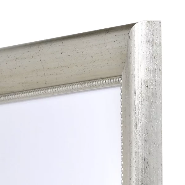 Barock Bilderrahmen Boulay breit 25x70 cm | silber | Normalglas (2 mm)