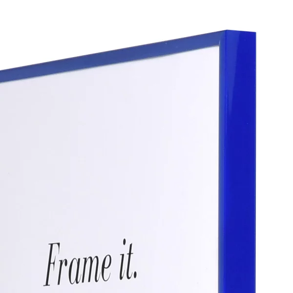 Kunststoff Bilderrahmen ART 30x45 cm | Blau | Normalglas (2 mm)