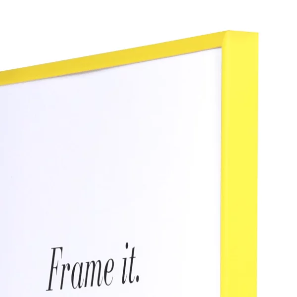 Cadre en plastique ART 42x59,4 cm (A2) | jaune | verre standard (2 mm)