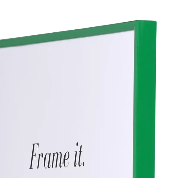 Kunststoff Bilderrahmen ART 30x40 cm | Grün | Normalglas (2 mm)
