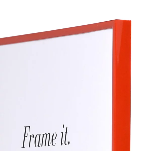Kunststoff Bilderrahmen ART 30x40 cm | Rot | Normalglas (2 mm)