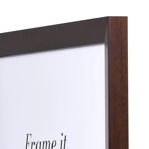 Holz Bilderrahmen Top N 25x70 cm | Palisander | Normalglas (2 mm)