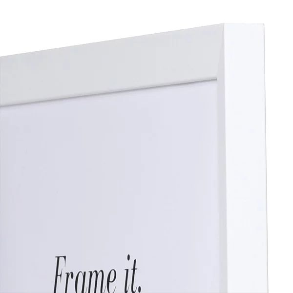Cadre en bois Top N 10x10 cm | blanc | verre standard (2 mm)