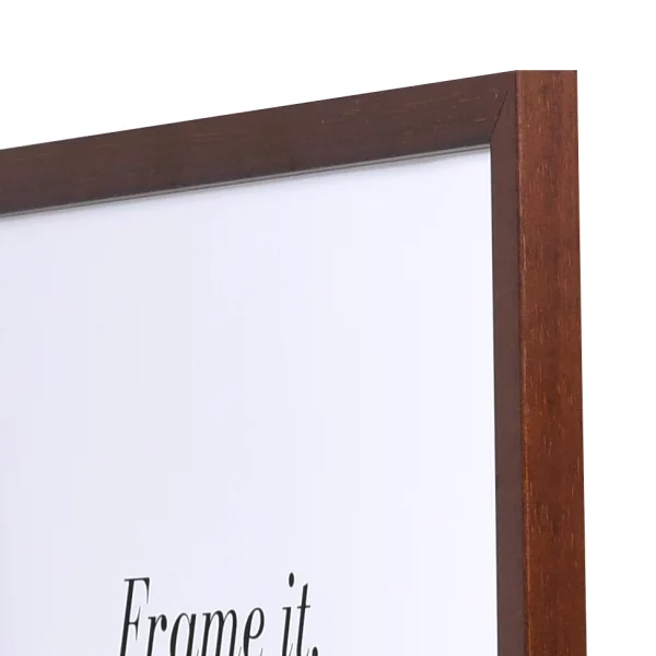 Holz Bilderrahmen Top Pro S 30x40 cm | braun | Normalglas (2 mm)