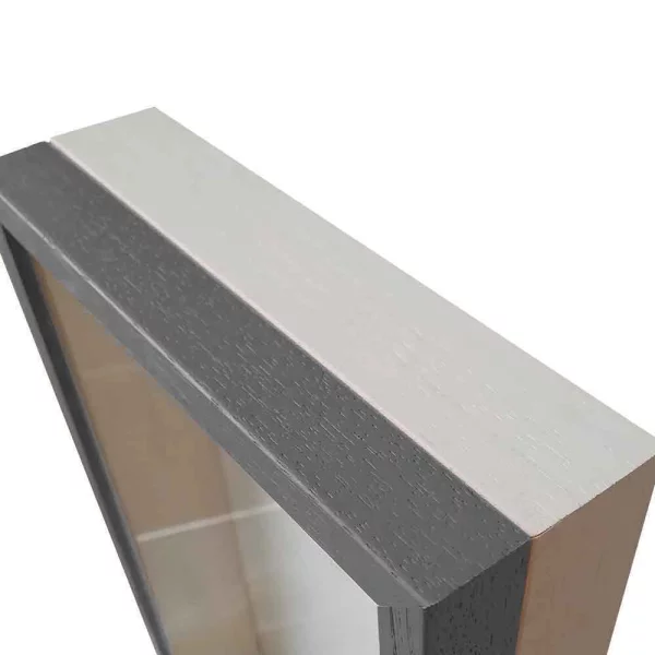 Cadre Unibox 15x20 cm | gris clair-blanc | verre standard (2 mm)