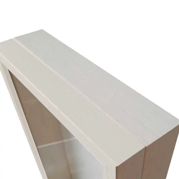 Cadre Unibox sur mesure blanc-blanc | verre standard (2 mm)
