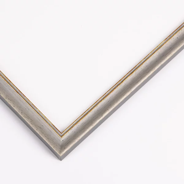 Holz Bilderrahmen Thüringen nach Maß Grau | Normalglas (2 mm)