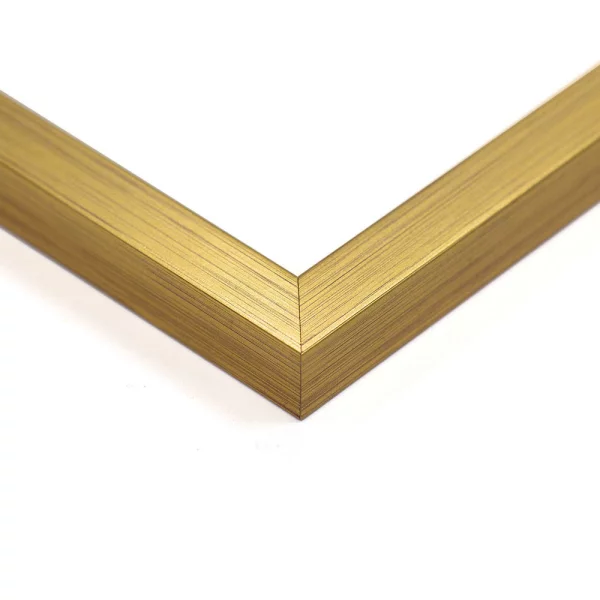 Holz Bilderrahmen Berlin nach Maß Rotgold | Antireflexglas mattiert (2 mm)