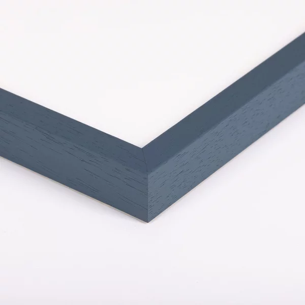 Cadre en bois Bavière 20x30 cm | bleu | verre standard (2 mm)