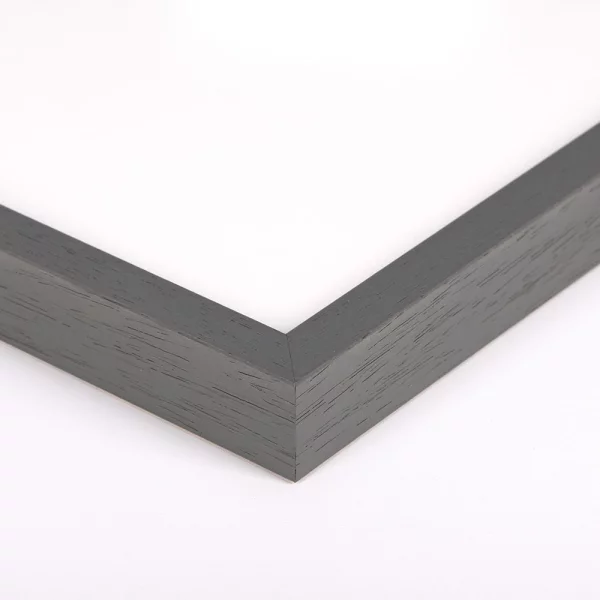 Cadre en bois Bavière 20x30 cm | gris foncé | verre standard (2 mm)