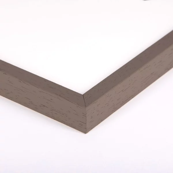 Holz Bilderrahmen Bayern nach Maß Umbra | Antireflexglas mattiert (2 mm)