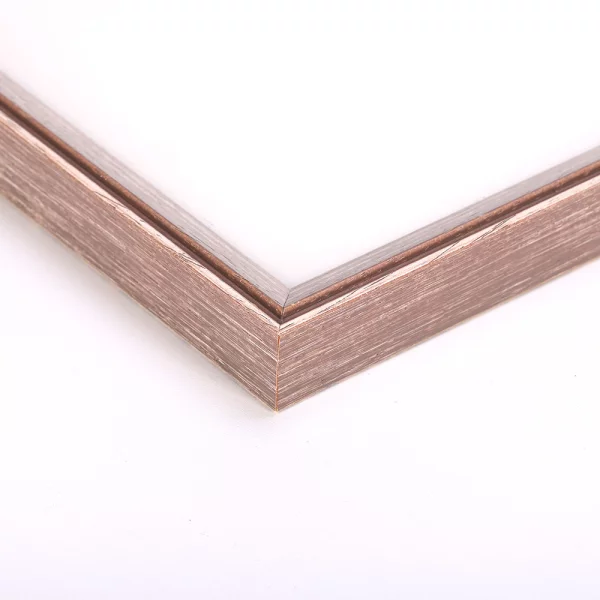 Holz Bilderrahmen Frankfurt 10,5x14,8 cm (A6) | Braun | Normalglas (2 mm)