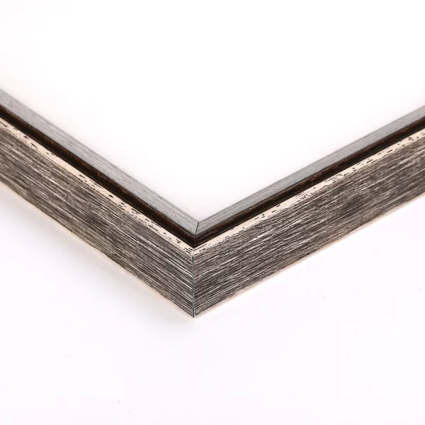 Holz Bilderrahmen Frankfurt 10,5x14,8 cm (A6) | Dunkelbraun | Normalglas (2 mm)