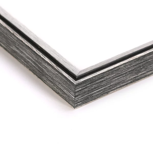 Holz Bilderrahmen Frankfurt 10,5x14,8 cm (A6) | Schwarz | Normalglas (2 mm)