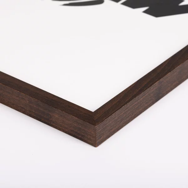Cadre en bois Saxe 13x18 cm | wengé | verre standard (2 mm)
