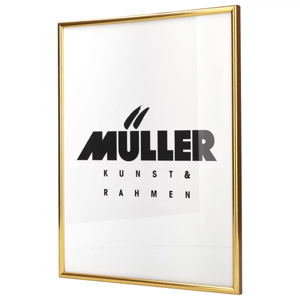 Cadre en bois Hesse sur mesure or rouge | verre standard (2 mm)