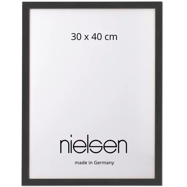 Holz-Bilderrahmen Loft 15 50x70 cm | Anthrazit | Normalglas (2 mm)