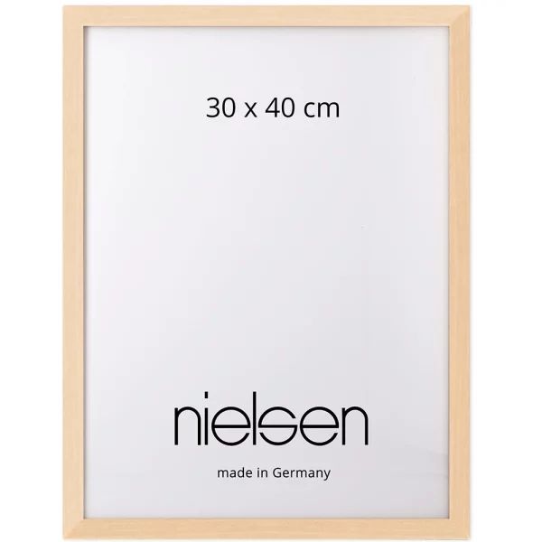 Holz-Bilderrahmen Loft 15 nach Maß Ahorn | Normalglas (2 mm)