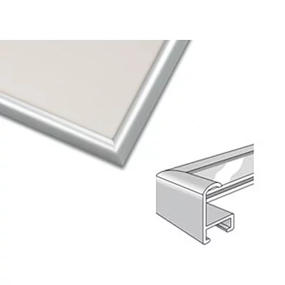 Alu Bilderrahmen Profil 15 21x29,7 cm (A4) | Gold | Normalglas (2 mm)