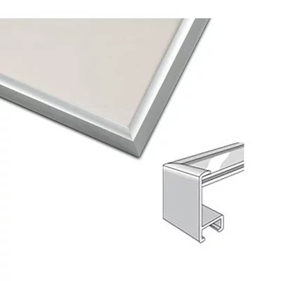 Alurahmen Profil 22 21x29,7 cm (A4) | Silber | Normalglas (2 mm)