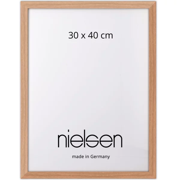 Cadre en bois coupe sur mesure, Loft 15 cerise | verre standard (2 mm)