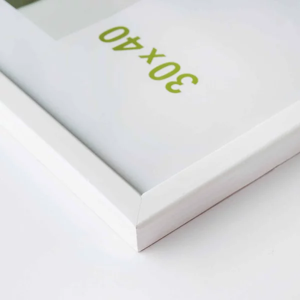 Cadre en bois Zoom 10x15 cm | blanc | verre standard (2 mm)