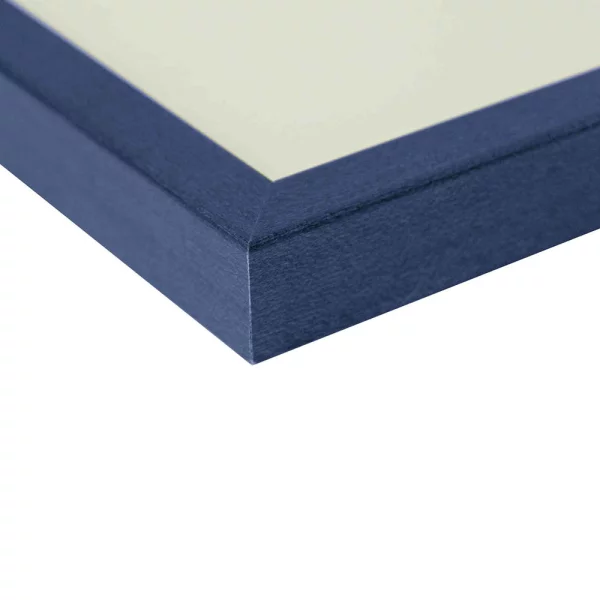 Cadre en bois Quadrum 29,7x42 cm (A3) | bleu | verre standard (2 mm)