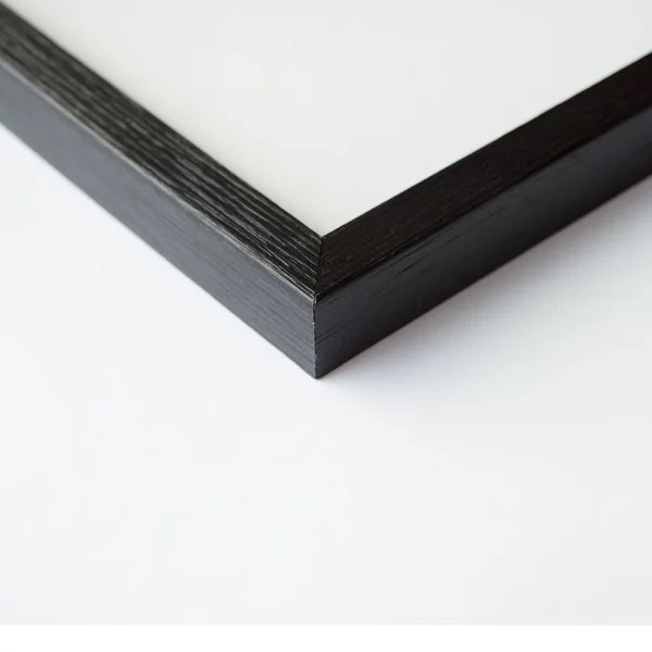 Cadre en bois Quadrum 29,7x42 cm (A3) | noir corbeau | verre standard (2 mm)