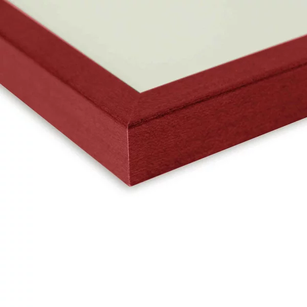 Cadre en bois Quadrum 30x40 cm | rouge | verre standard (2 mm)
