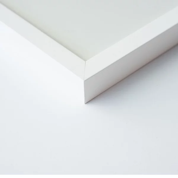 Cadre photo Quadrum 13x18 cm | blanc | verre standard (2 mm)