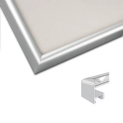 Alu Bilderrahmen Profil 71 nach Maß Hellgold | Normalglas (2 mm)
