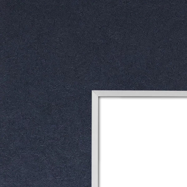 1,4 mm Passepartout in Standardformaten mit individuellem Ausschnitt 13x18 cm | Blue Jay