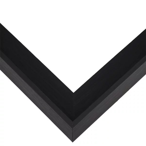 Schattenfugenrahmen Liora aus Eiche Echtholzfurnier 13x18 cm | Schwarz matt | Leerrahmen (ohne Glas und Rückwand)