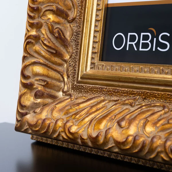 Barockrahmen Le Roi nach Mass Gold | Normalglas (2 mm)