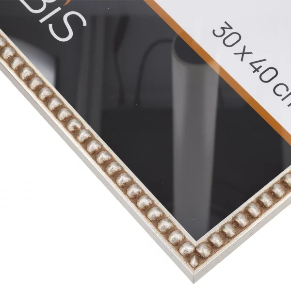 Bilderrahmen Elana nach Mass Silber | Normalglas (2 mm)