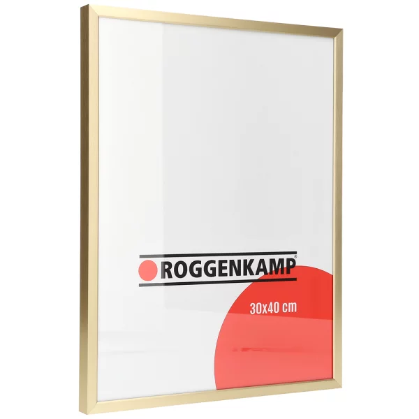 Cadre en aluminium Profil K 21x29,7 cm (A4) | or clair | verre standard (3 mm)
