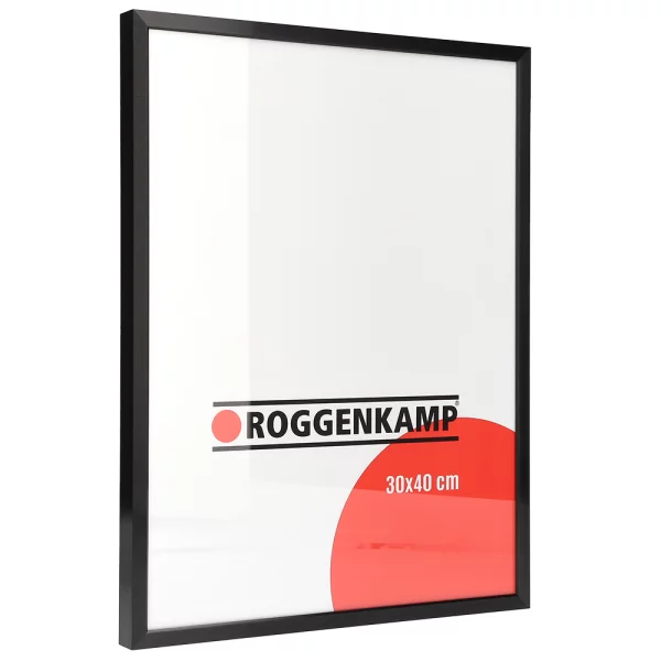 Cadre en aluminium Profil K 21x29,7 cm (A4) | noir | verre standard (3 mm)