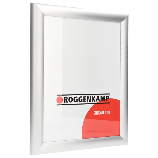 Cadre en aluminium Profil B 21x29,7 cm (A4) | argent mat | verre standard (3 mm)