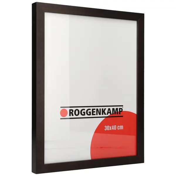 Cadre en bois de hêtre / érable 21x29,7 cm (A4) | hêtre brun foncé glacé | verre standard (3 mm)