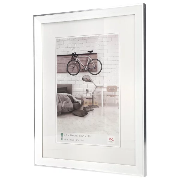 Cadre en plastique Bohemian avec passe-partout 10x15 cm | crème | verre standard (2 mm)