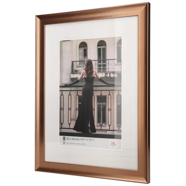 Cadre en plastique Venise 13x18 cm | bronze | verre standard (2 mm)