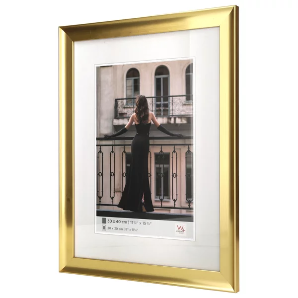 Cadre en plastique Venise 13x18 cm | or | verre standard (2 mm)